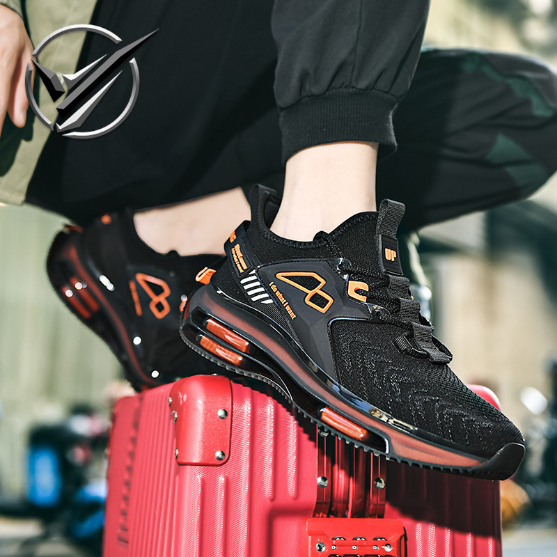 Laughing Welcome 2022 Autumn and Winter New Dad Shoes Men's Breathable Casual Sports Mesh Shoes Fashion Personalized Trendy Shoes
