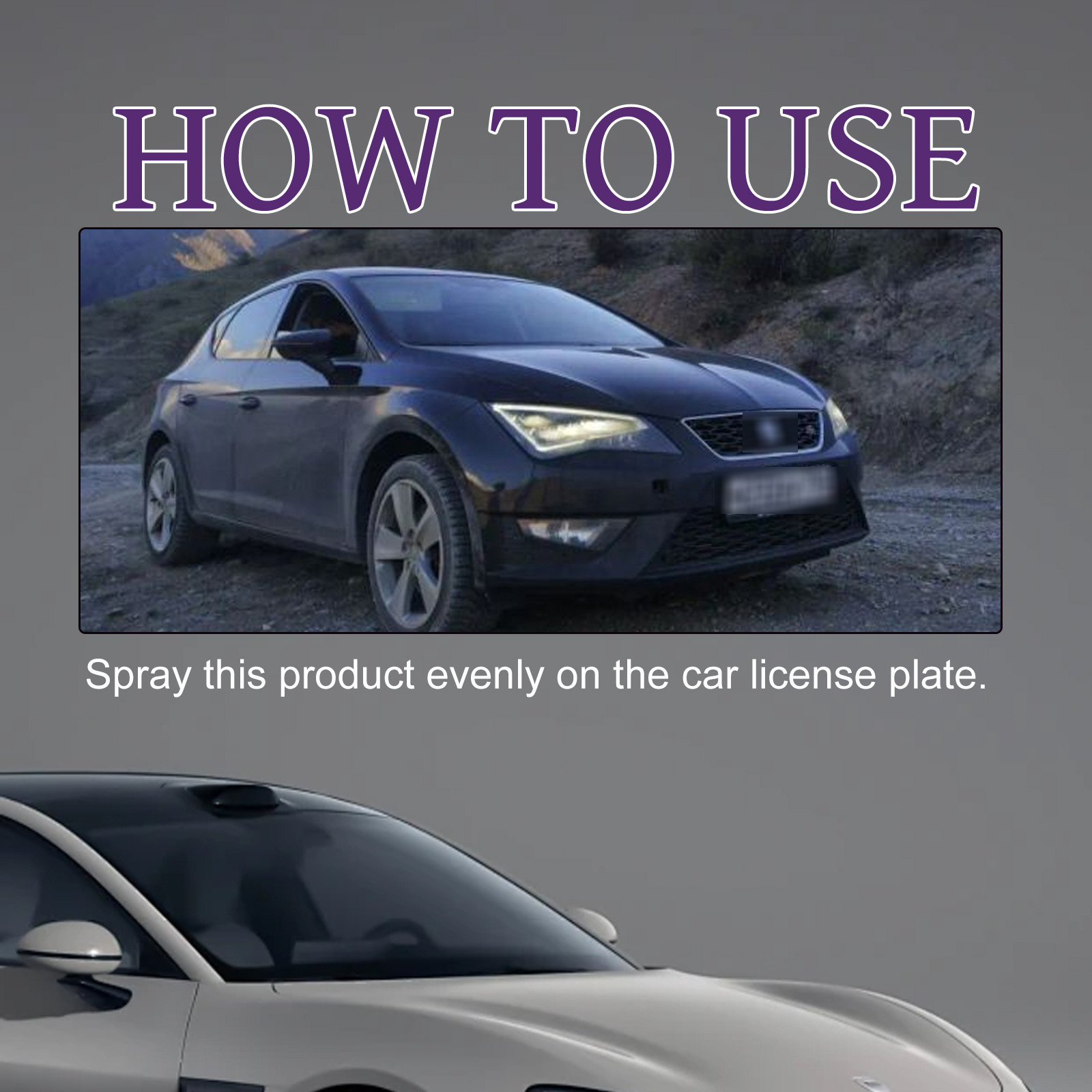 Rayhong Car Coating Spray, Long-Lasting Coating Spray for Daily Car Use, Car Protection and Care Spray