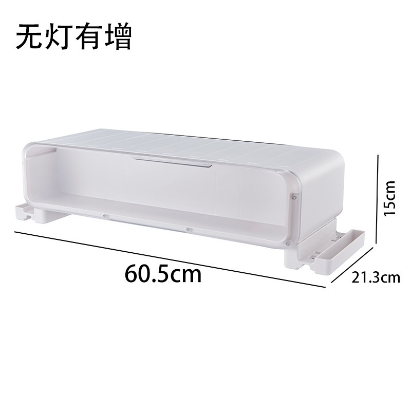 显示器增高架多功能家用手办收纳盒电脑桌面置物架透明盲盒展示柜|undefined