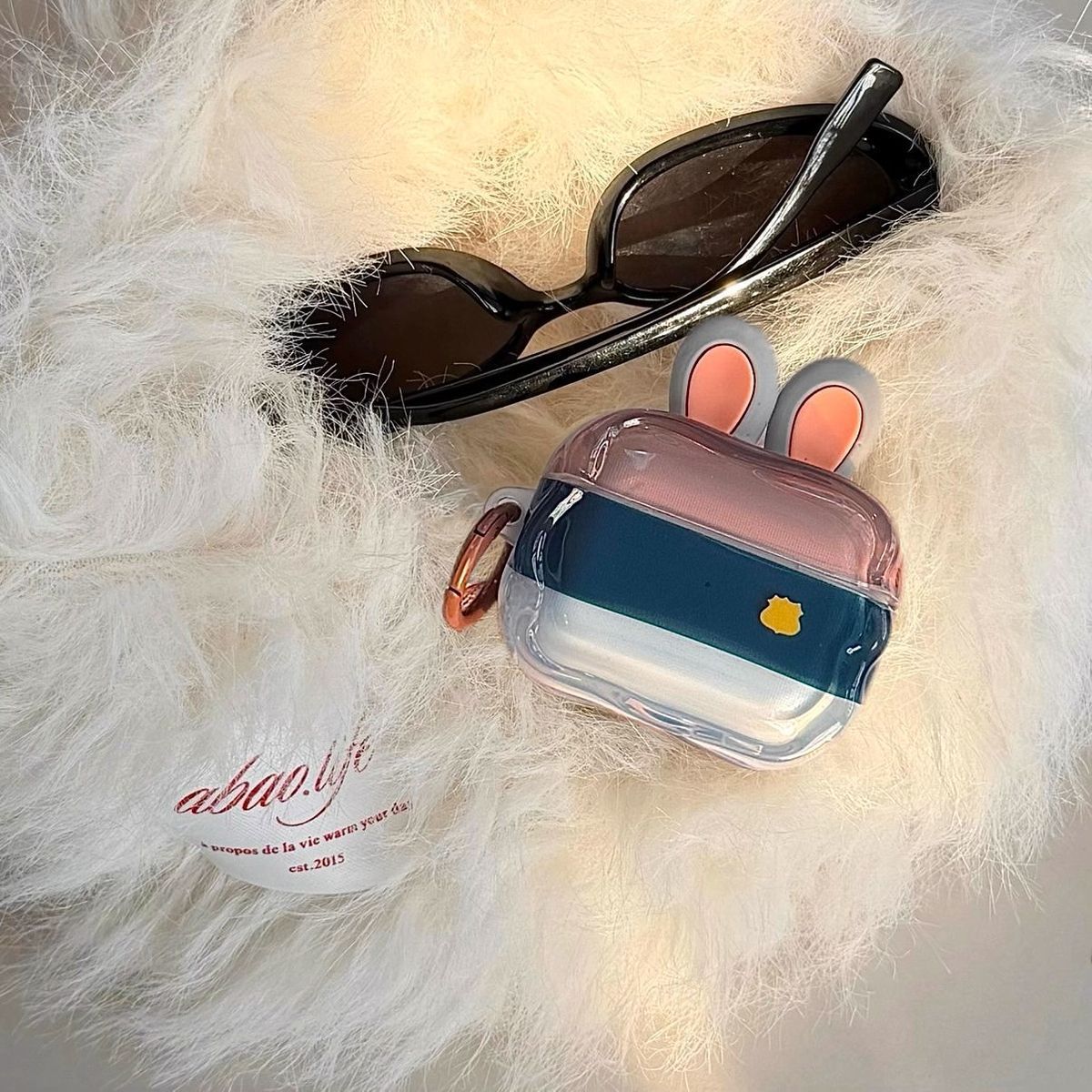 Ins Cartoon Rabbit Fox para Apple auriculares AirPods 3 / 4 auriculares pro3 cubierta protectora de caja suave image 4
