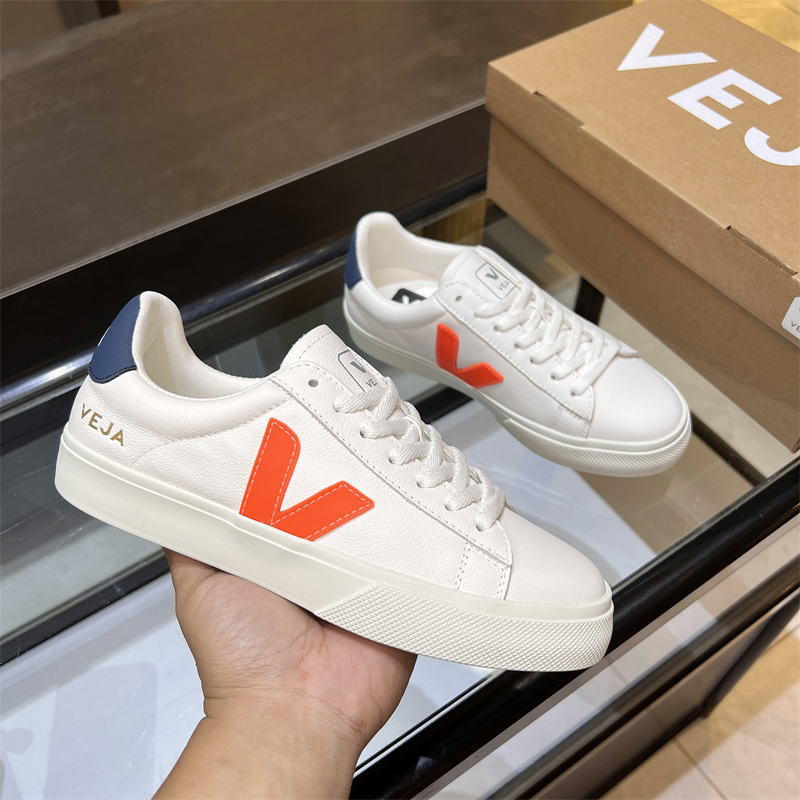 Serie V CAMPO zapatos blancos zapatos de skate para hombres y mujeres zapatos casuales de pareja franceses zapatos deportivos de otoño y verano