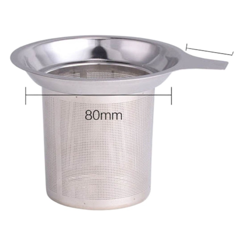 ステンレス茶漏れ隔茶滓漏斗丸縁単網茶網ろ過網ギフト茶器部品