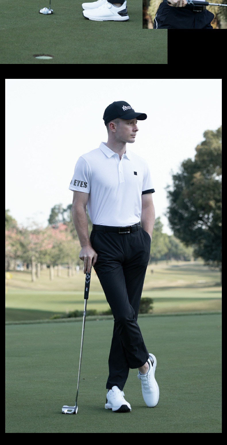 Áo thun golf nam MO EYES tay ngắn thể thao thoáng khí vải nhập khẩu — Tay áo ngắn màu xanh lá cây [lỗ thoáng khí dưới tay áo/cổ áo liền mạch/vải nhập khẩu] M25YF029, Tay áo ngắn màu trắng [lỗ thoáng khí dưới tay áo/cổ áo liền mạch/vải nhập khẩu] M25YF029, Tay áo ngắn màu đen [lỗ thoáng khí dưới tay áo/cổ áo liền mạch/vải nhập khẩu] M25YF029 chi tiết 9