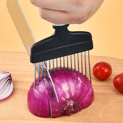 Stainless steel multi-purpose onion insert, onion holder, onion cutter, onion needle, meat needle, vegetable cutter Amazon