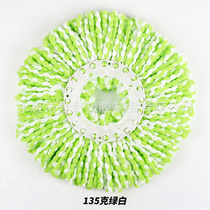 Fábrica al por mayor 16cm universal hogar mano lavado-libre engrosada redonda giratoria cabeza de la fregona accesorios de reemplazo