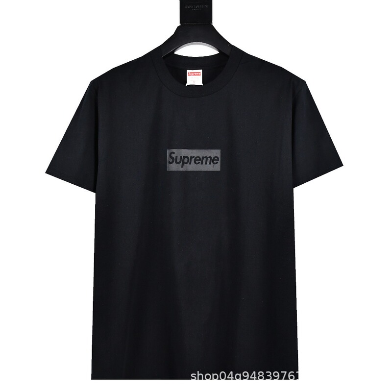 ヘビーウェイトクロスボーダー アメリカンファッション Supreme レタープリント Tシャツ BOX ラウンドネック 半袖 メンズ レディース ゆったり カジュアル Tシャツ 男女兼用|undefined