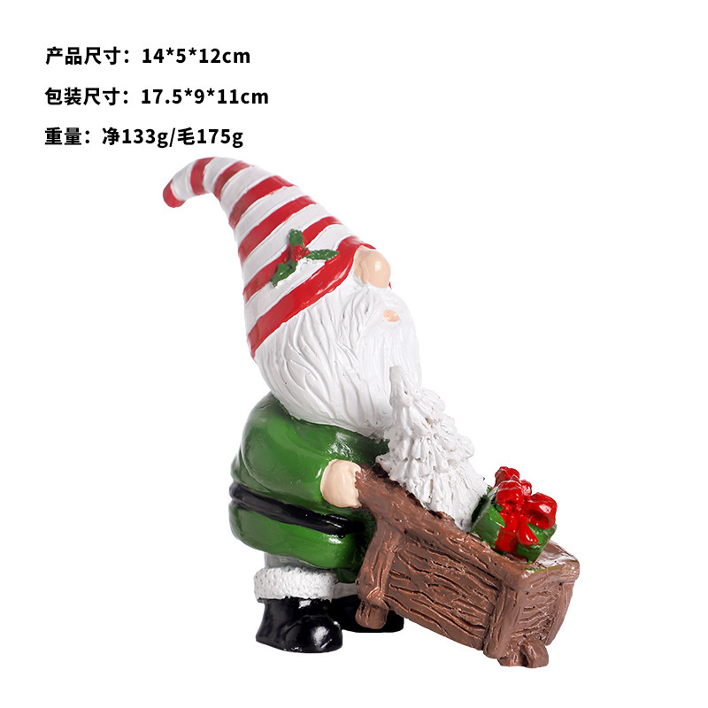 越境新品クリスマス装飾品insクリスマス小人無顔老人置物テーブルパーティー装飾|undefined