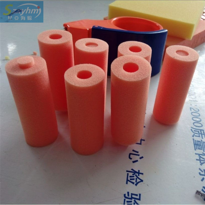 厂家供应 圆柱形海绵 海绵柱 各种密度海绵柱 防火防静电