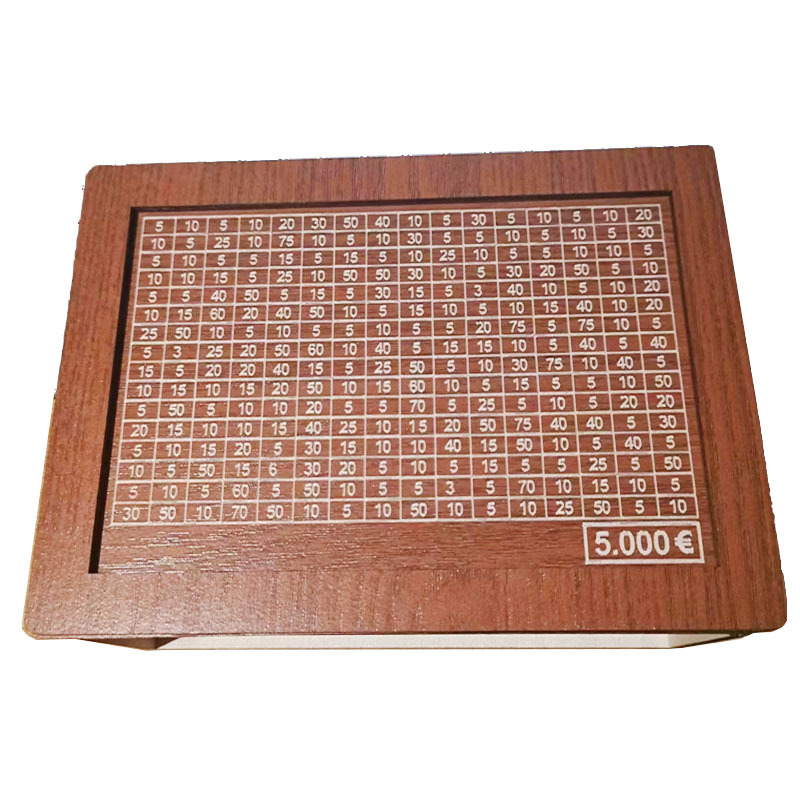 Caja de dinero transfronteriza con contador de la calidad de la casa Contador objetivo alcancía niños caja de regalo artesanías