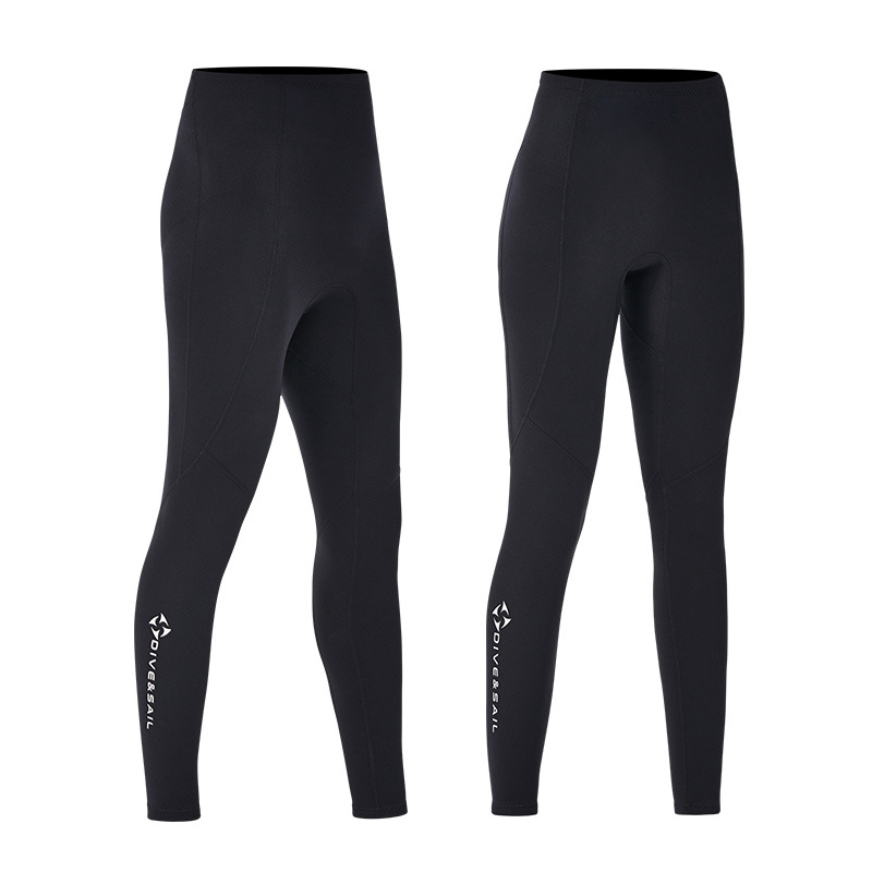DIVE&SAIL New 2MM Diving Pants, Men's Split Thick Warm High Waisted Diving Pants, Women's Swimming, Surfing, Cold Proof Snorkeling Pants_voghion.com