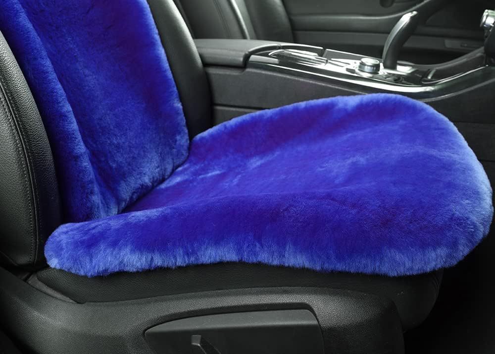 Car Cushion Winter Wool Single Seat Cushion Real Wool Fur One-piece Single Seat Full Leather Cushion Car Cushion