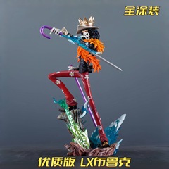 ワンピースの手作りのlxブルックの優良版の魂の王の置物の周辺のプレゼントのアニメのフィギュアの卸売り