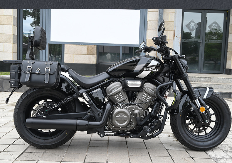 Suitable for Benda Greystone 707 Motorcycle Bumper, Anti-Fall Guard Bar, Foldable Backrest, Rear Rack, Side Bag Modification