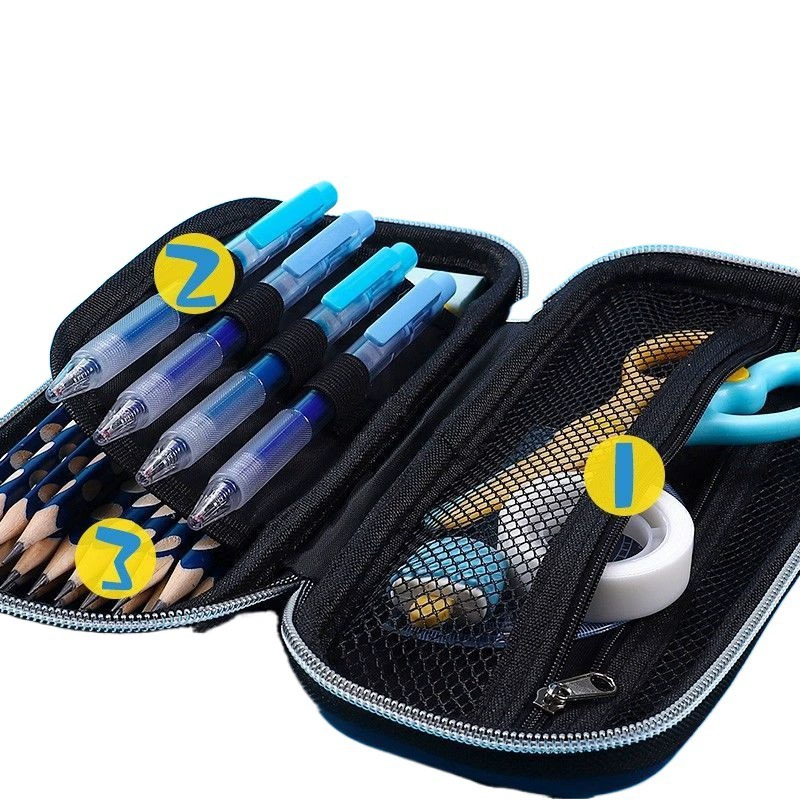 Cute three dimensional children's cartoon capacious pencil case for students, 3D