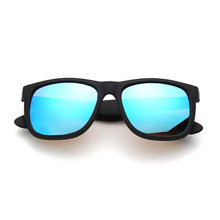 欧美潮流LB4165太阳镜前卫彩膜反光镜面尼龙镜框墨镜时尚开车驾驶