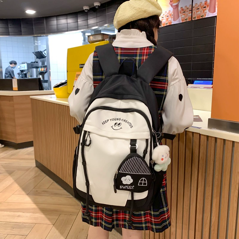 High quality backpack, capacious laptop for traveling for elementary school students, for secondary school, Korean style, for students