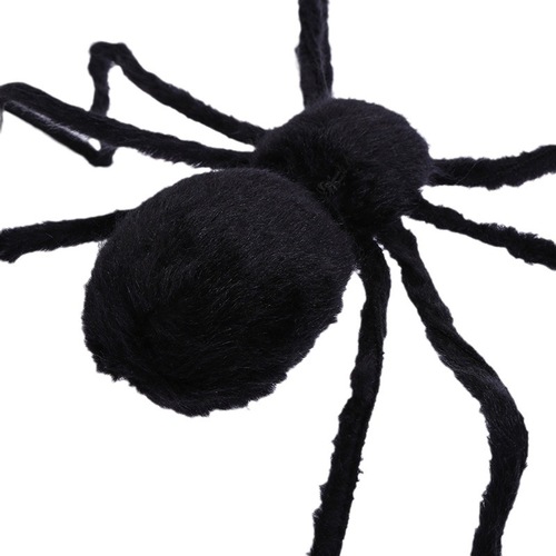 Halloween spider sound control light vibration plush large spider ghost scream decoration secret room haunted house costume props manufacturer
