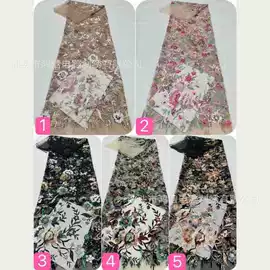 绣花布;花边;其他混纺面料