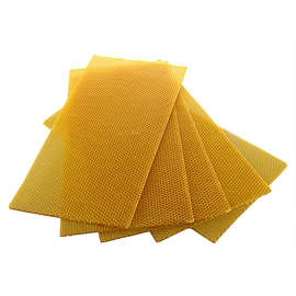 【批发出口】蜂蜡巢础蜜蜂蜂窝 中蜂意蜂用30片一盒 养蜂工具