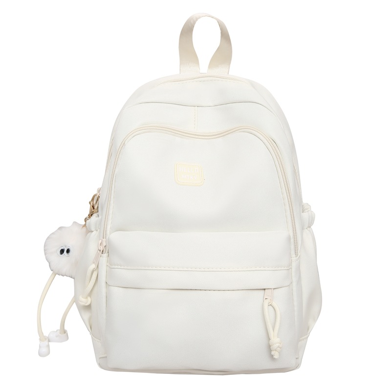 La nueva mochila simple y versátil de gran capacidad Mori es una mochila de estilo universitario pequeña y fresca, bolsa de computadora de viaje