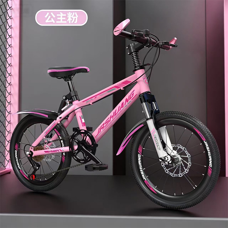 Bicicleta de montaña adolescente niño niña bicicleta amortiguador de freno de goma de cambio de velocidad ligera montar freno sensible image 33