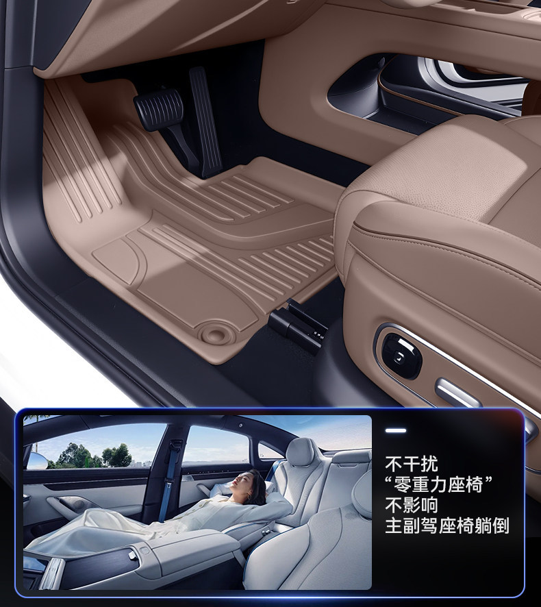 Suitable for Ideal L8Livis Floor Mats Tpe New Car Interior Modification Accessories Trunk Mat Starry Sky Carpet Floor Mat