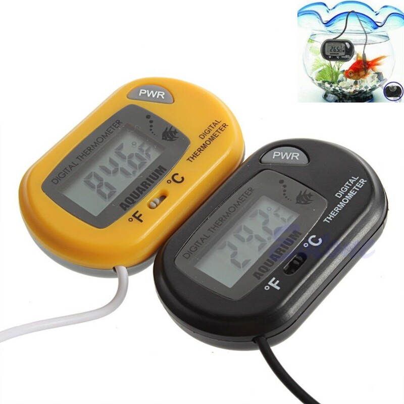 Digital LCD Screen Sensor Aquarium Water Temperature Meter Controller Wired Fish Tank Accessories Aquarium Thermometer Accessories
