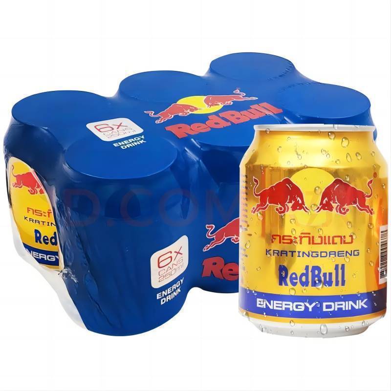 泰国进口红*牛250ml*24罐装整箱维生素功能饮料运动拉罐蓝膜饮品|undefined
