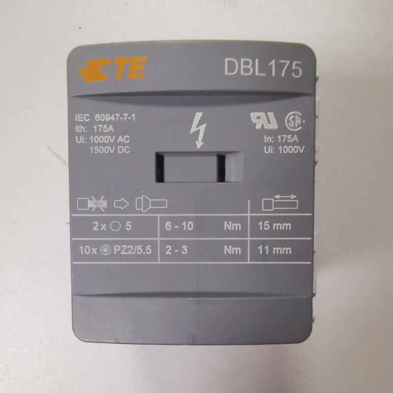 TE 泰科接线端子 DBL175 DBL配电型接线  螺钉压线框接线10182510
