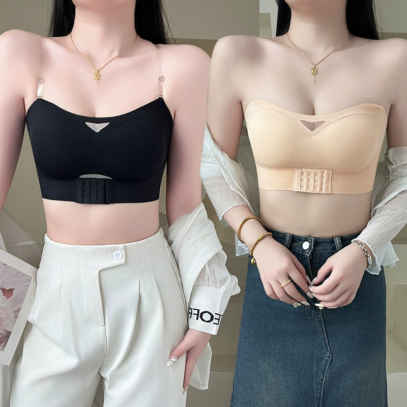 Ледяной шелк без следов без бретелек