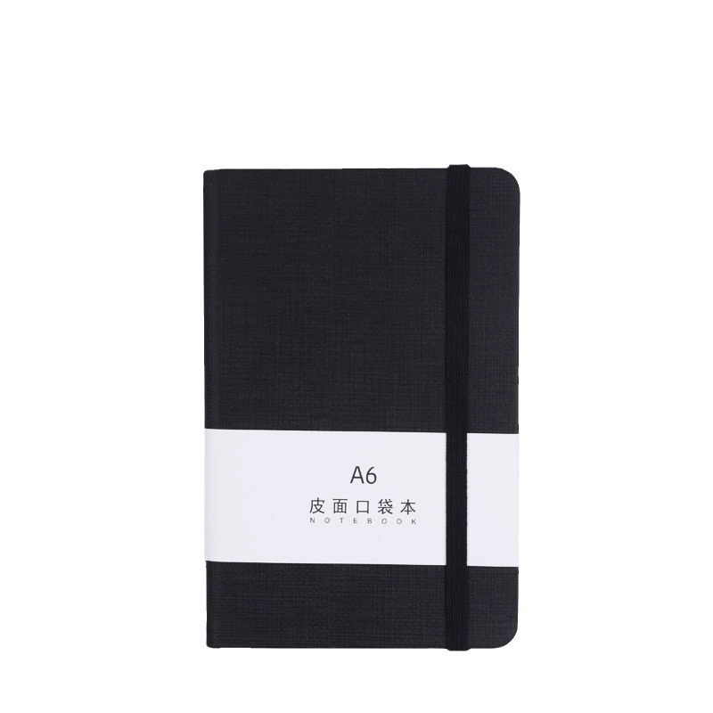Portable Pocket Notebook A6/A7, Elastic Band Closure, Multi-Color Covers