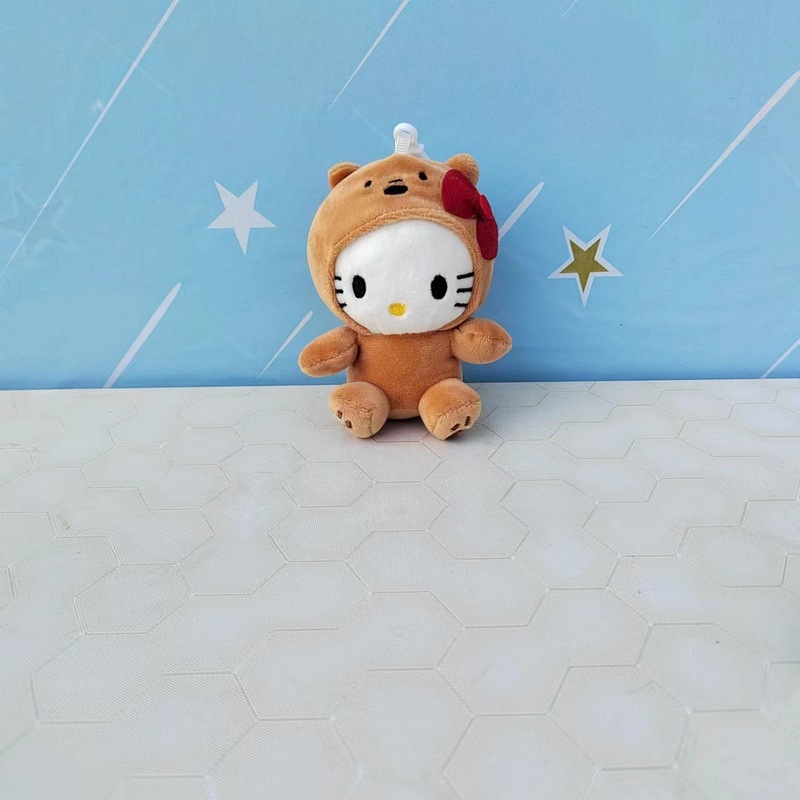 4inch ピンクヒョウ柄 クロミ シナモロール プディングドッグ クロミ ぬいぐるみ ペンダント クレーンゲーム人形|undefined