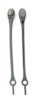 1 gray lazy shoelace