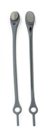 Lazy shoelaces grey