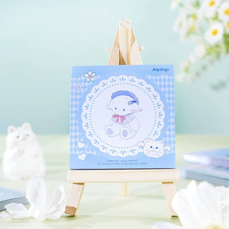 Joytop Yuemu Furball Store-Easel Notes 7.6*7.6cm (with middle box) high-looking portable book