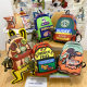 Cross-border Schoolbag Korean-style Large-capacity Graffiti Backpack for Junior High School and Senior high school College Students