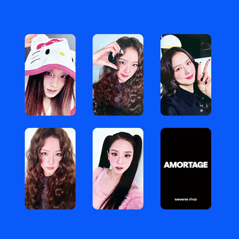 BLACKPINK Pink Jin Jixiu JISOO Personal SOLO AMORTAGE Small Card Photocard Postcard