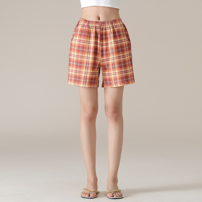 Pantalones de pijama de mujer de verano delgados pantalones cortos de algodón para el hogar pantalones de mujer sueltos de verano solo pantalones de algodón para el hogar