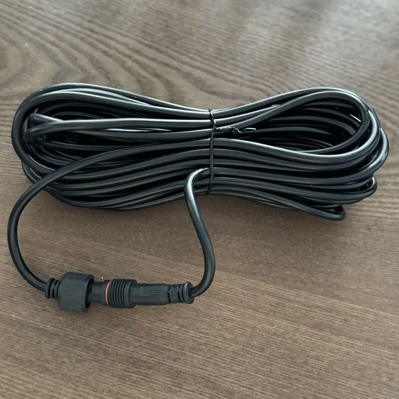 Solar lamp extension line double-needle street lamp wiring waterproof light projection lamp extension line double-needle bold