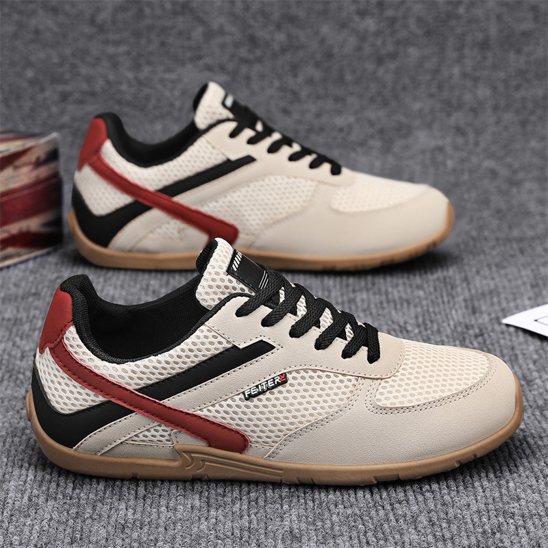 Zapatos de hombre en línea de primavera 2025 nuevos zapatos de moda de correr de red de estilo universal, zapatos de moda de altura de suela gruesa y casuales