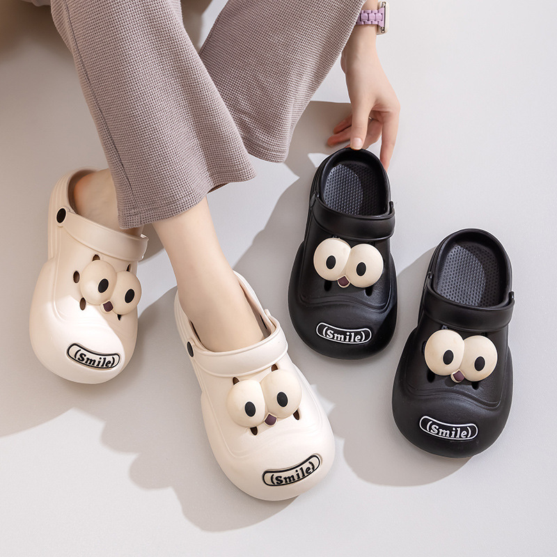 Qida Shun Clogs Summer Unisex Garden Shoes Rafting Shoes Couple Thick-Soled Beach Shoes Wholesale Factory Flat Heel