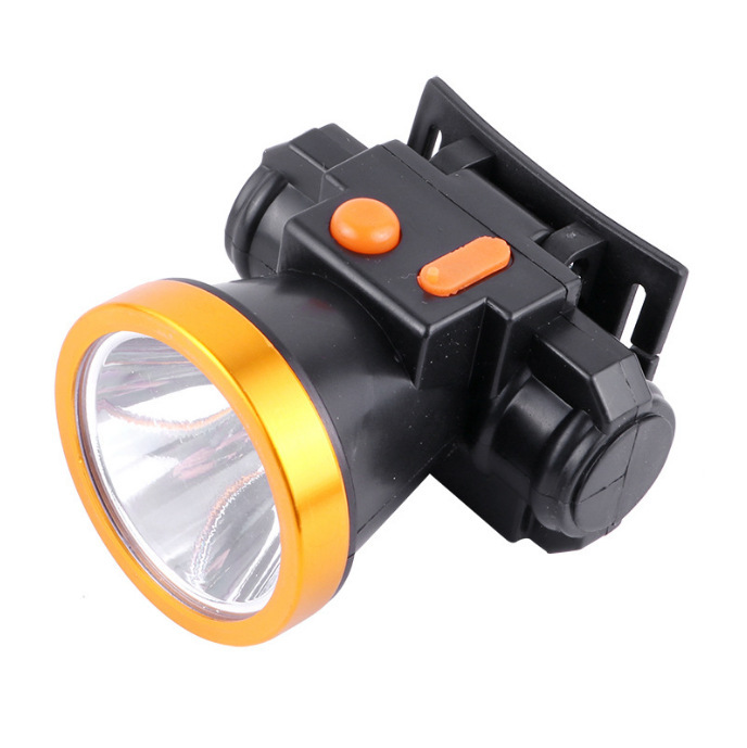 Venta al por mayor 5-cabeza T6 plástico fuerte luz faro LED recargable montañismo camping aviones faro al aire libre cabeza-montado lámpara de pesca