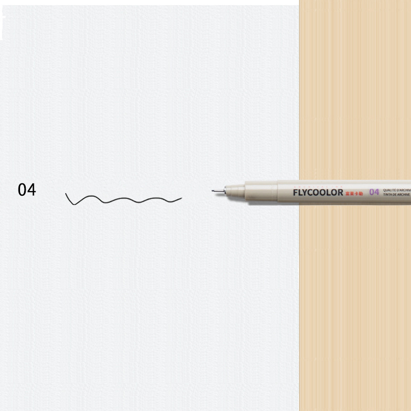 Xiupu aguja pluma impermeable gancho pluma comic cepillo gancho dibujo pintura cepillo diseño papelería suministros traje