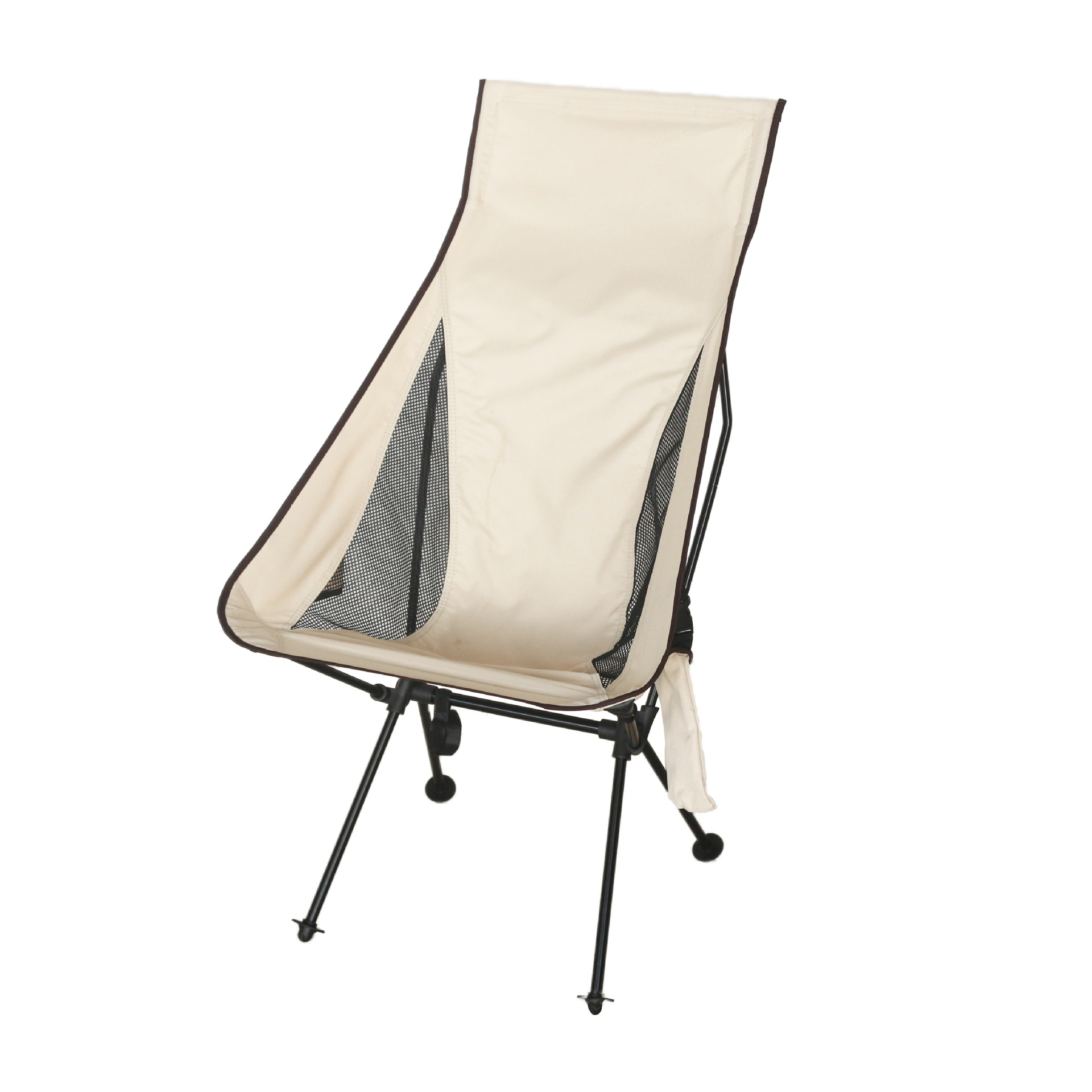 Silla plegable de aleación de aluminio ultraligera al aire libre Silla de espacio aumentada portátil silla trasera pesca ocio Silla de Luna transpirable