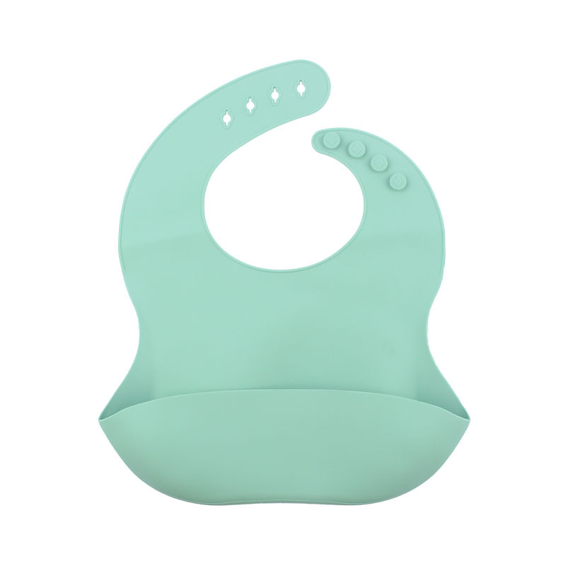 Bebé suministros babero de silicona bebé babero tridimensional bebé super suave babero impermeable babero extraíble