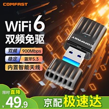 COMFAST WiFi6��� usb�o���W��̨ʽ�C����AX900 5G�p�l�{��5.3̨