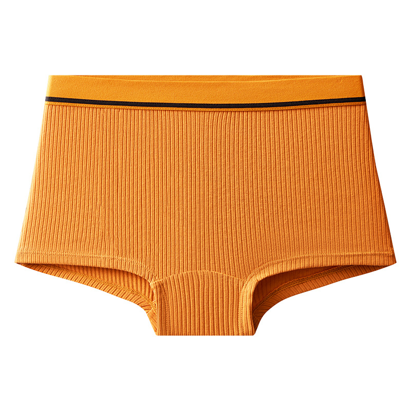 Pantalones de ángulo plano transfronterizas de algodón femenino, pantalones de algodón de rosca de algodón, pantalones de moda confortable para la piel, pantalones de cadera al por mayor