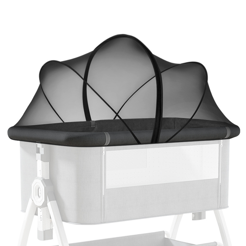 Cama de bebé mosquiteros cubierta completa cuna mosquiteros cubierta para dormir recién nacidos malla especial mosquiteros plegables