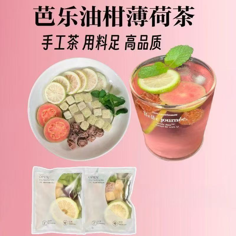 Guava Amla Mint Fruit Tea 200g Cold Brew Summer Herbal Tea Blend Sugar Free 20g x 10 Bags quality and texture
