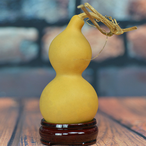 S588 Crystal Ball Stand Walnut Base Natural Gourd Tray Solid Wood Gourd Ornament Stand Imitation Rosewood Gourd